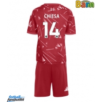 Liverpool Federico Chiesa #14 Hjemmedraktsett Barn 2026-27 Kortermet (+ Korte bukser)